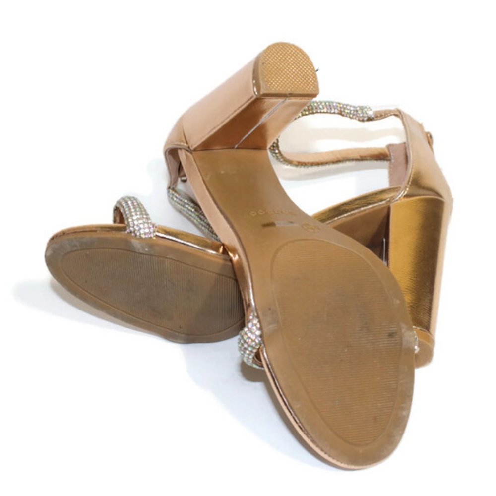 Rose Gold Rhinestones Sandal - Picture 5 of 6